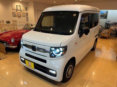R.5(2023)年 ホンダ N-VAN +スタイル ファン 9型ナビTVBカメラドラレコ デジタルM パールホワイト 走行37,546km